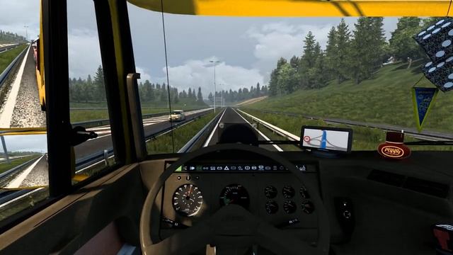 4K | ETS2 1.46 | Iveco TurboStar by Ralf84 | Stuttgart (D) - Geneva (CH) | ETS2 Mods смотреть онлайн