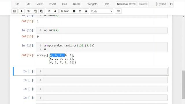 Axis in Numpy Array смотреть онлайн