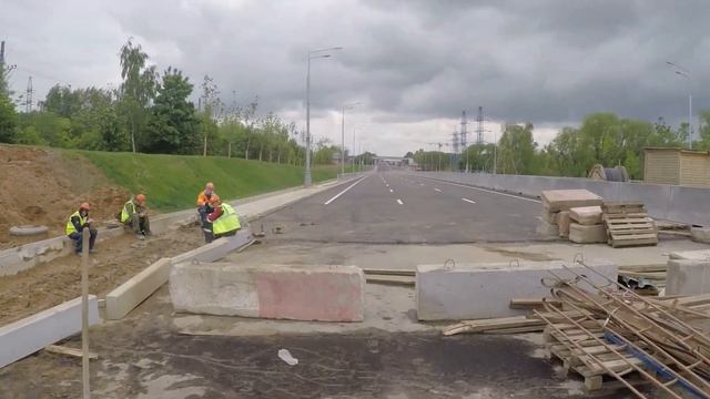 поездка по ЮВХ (МСД) от Котляковской ул. (метро кантемировская) до МКАД участки 8-9 (2х ускорение) смотреть онлайн