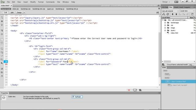 How to create login form using bootstrap and jquery смотреть онлайн
