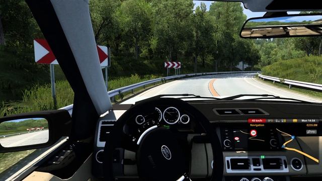 Euro Truck Simulator 2 - Land Rover Range Rover Supercharged V8 2008 V7.6 1.48 смотреть онлайн