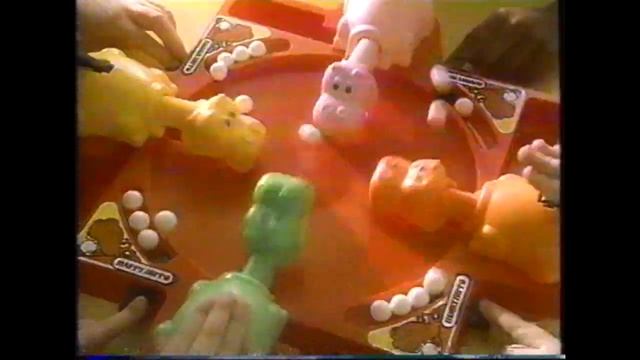 Board Game - 1994 - Hungry Hungry Hippos Commercial смотреть онлайн