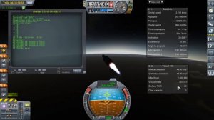 KSP 1.2.2 - Real Solar System & KOS - Achieving orbit with Stock Parts
