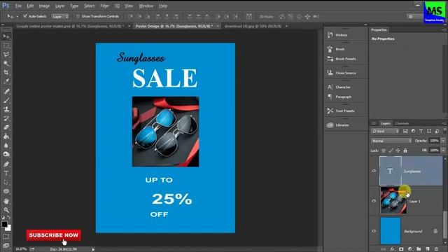 Online Poster Maker | Poster Design In Photoshop 2021 смотреть онлайн