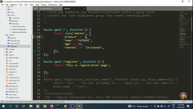20. Laravel Blade Template Engine - If-elseif-else Statements смотреть онлайн