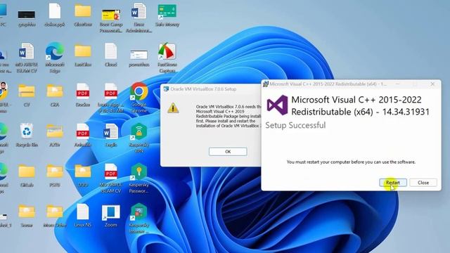 Oracle vm VirtualBox needs the Microsoft visual c ++ 2019 redistributable package being installed смотреть онлайн