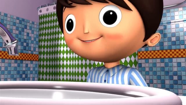 Así es como se lavan los dientes | Canciones infantiles | LittleBabyBum смотреть онлайн