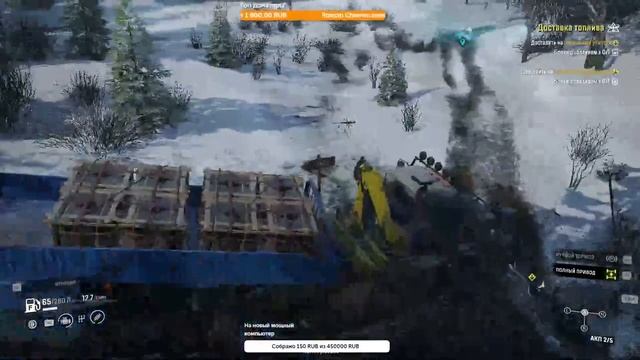 SnowRunner Прохождение Хард режим. Страшный медведь Аляски)(Часть 1) #34 смотреть онлайн