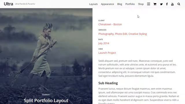 Ultra WordPress Theme Demo смотреть онлайн