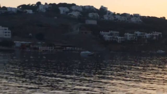 Закат с пирса отеля Golden Age Bodrum Hotel смотреть онлайн