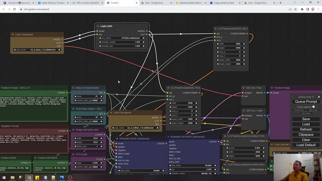 RUN SDXL1.0 ON ComfyUI with LoRA - Google Colab Free - StableDiffusion.edu.vn смотреть онлайн