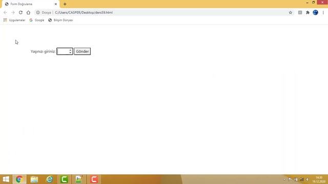 Javascript Dersleri 59 - Validation API смотреть онлайн