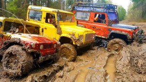 Лучшие внедорожники 4x4 застряли в Грязи