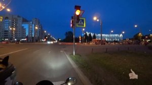 Первый выезд на HONDA СВ 400 после покупки. И легкий прохват по Питеру вечерком.