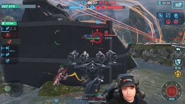 WHAT? THERMITE 500m Range? War Robots Behemoth Mk3 Gameplay WR