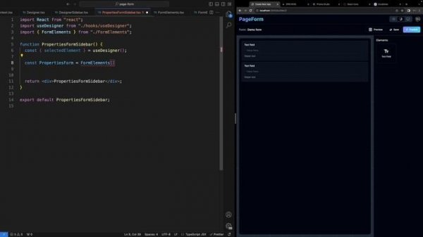 NextJs course: Full stack Form builder, React, Typescript , Dnd-Kit, PostgreSQL, Prisma, Tailwind