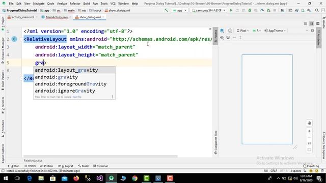 How to create Circular Progress Dialog in Android Studio | Loading Alert Dialog in Android Studio смотреть онлайн