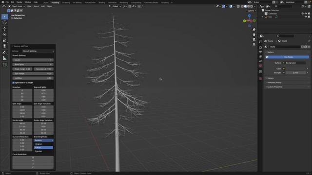 How to Make Trees in Blender Using the Spapling Addon смотреть онлайн