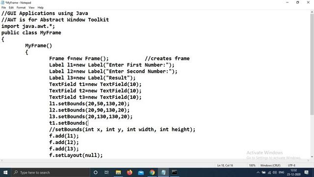 GUI Applications using Java: Learn Java AWT, Event Handling, Action Listener, Mini Calculator смотреть онлайн