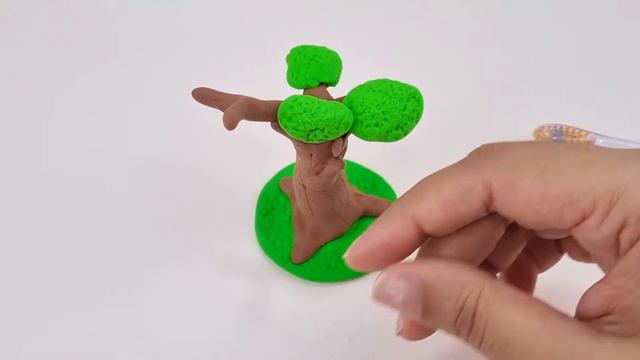 DIY How To Make Polymer Clay Miniature House Tree Swing Fish Pond | Cómo hacer una casa en miniatur смотреть онлайн