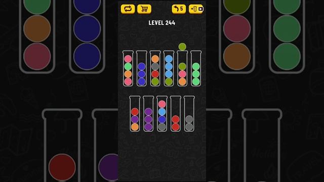 Ball Sort Puzzle - level 244 смотреть онлайн