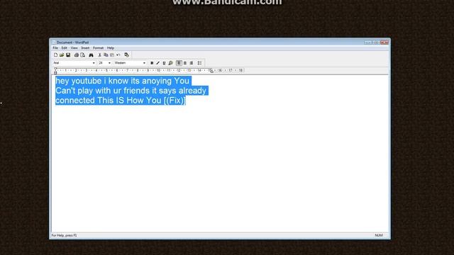 Minecraft You Are Already Connected (Fix) (OLD) смотреть онлайн