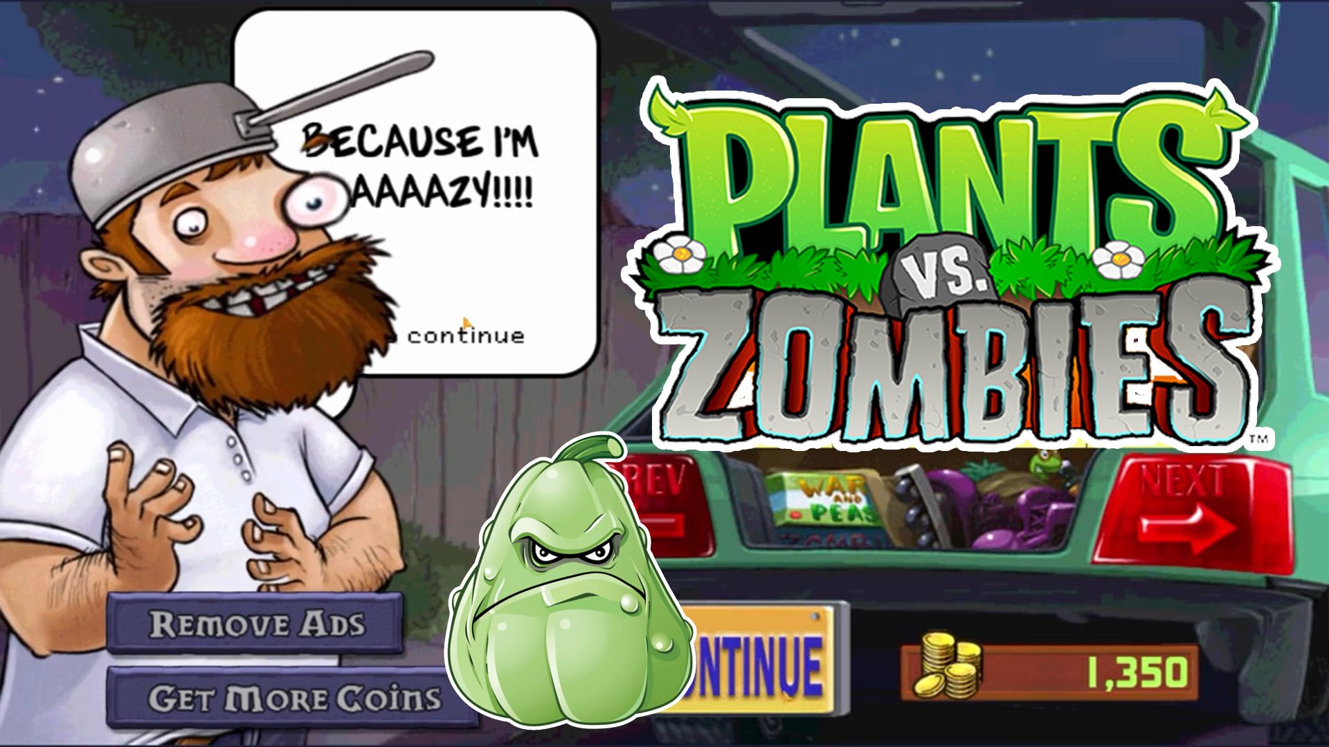 Растения против Зомби! Прохождение игры| Plants vs Zombies #8 смотреть онлайн