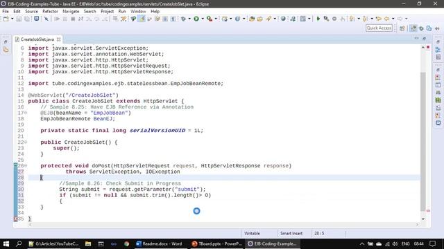 JPA OneToMany | Part 8 - Job Create Servlet | JavaEE EJB JPA Tutorials #47 смотреть онлайн