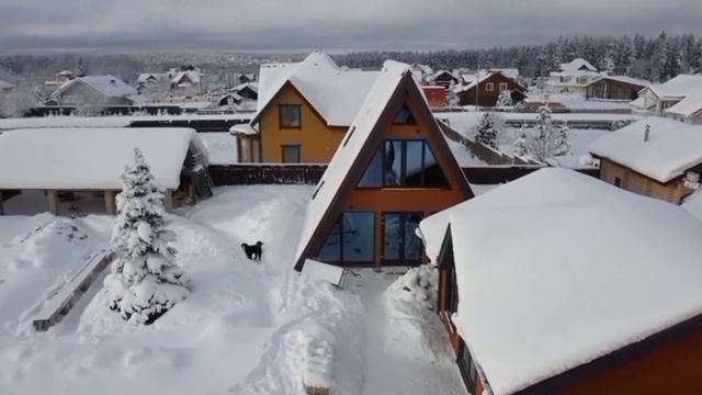 Дом шалаш 9х9. A-frame. смотреть онлайн