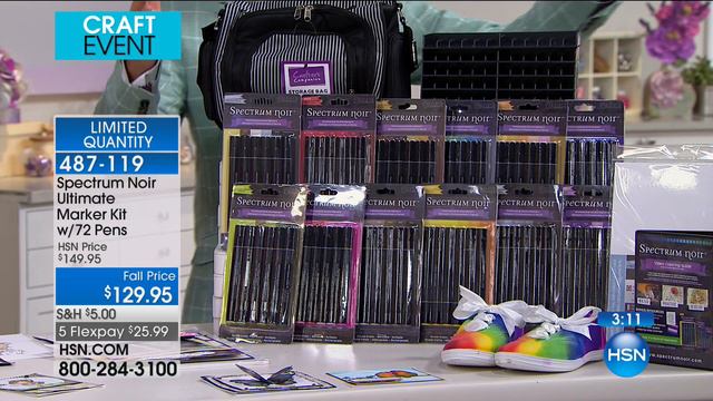 Spectrum Noir Ultimate Marker Kit with 72 Pens смотреть онлайн