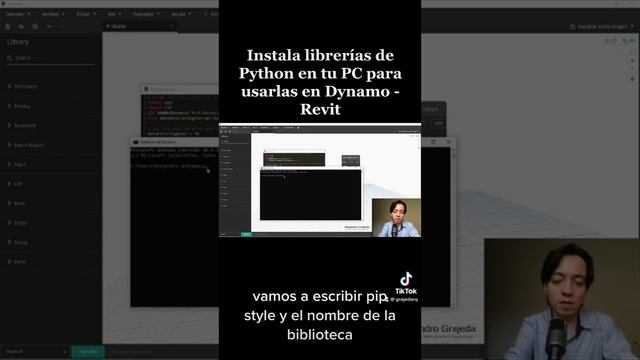 Instala librerías de Python para usarlas en Dynamo - Revit смотреть онлайн