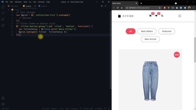 How To Create E-commerce Website Using HTML, CSS & Bootstrap 5 | Step By Step смотреть онлайн