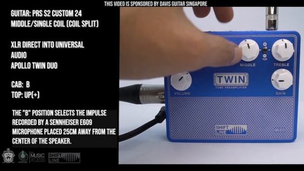 SHIFT LINE TWIN MkIIIS | PRESET CAB A & B | #guitarpreamp