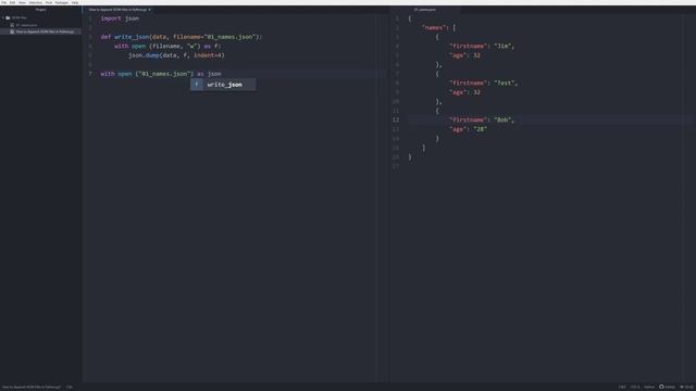 How to Append JSON files in Python смотреть онлайн