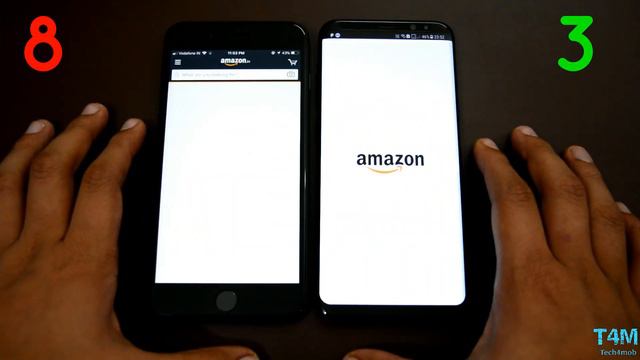 IPhone 8 Plus Vs Samsung S8 Plus 6GB RAM SpeedTest