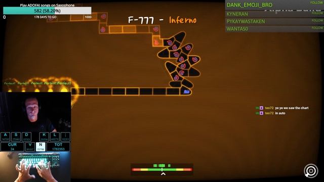 [Level 19] ADOFAI Custom F-777-Inferno 110% Speed Trial Pass [Map by NeoKas] смотреть онлайн