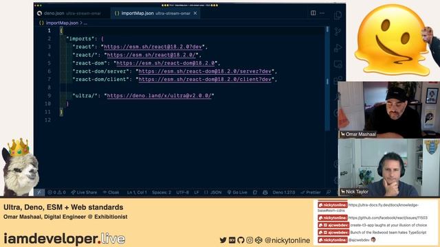 Ultra, Deno, ESM and Web standards with Omar Mashaal смотреть онлайн