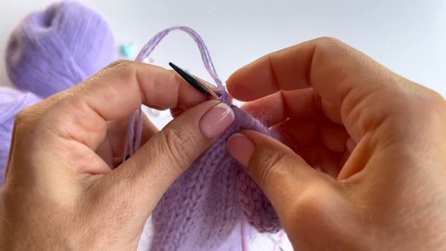 Двойные варежки с косой смотреть онлайн