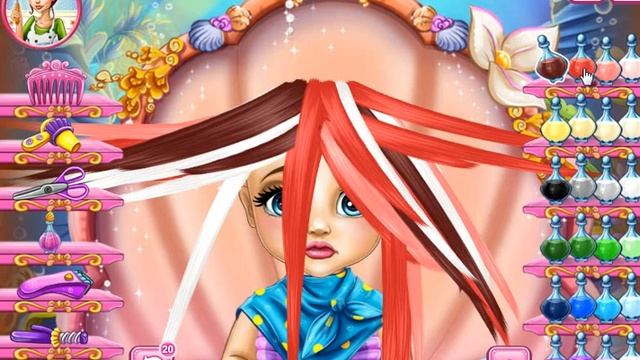 Прическа для маленькой Ариэль // Hairstyle for little Ariel смотреть онлайн