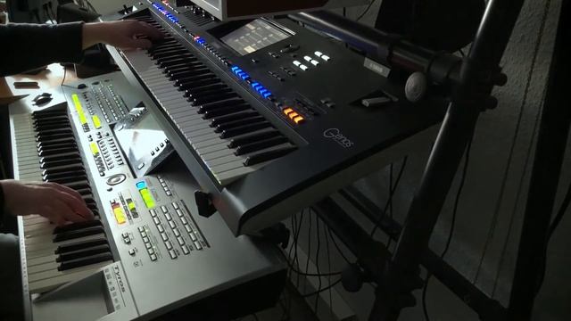 La cumparsita (The Tango of all tangos) - Yamaha Genos + Tyros смотреть онлайн