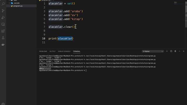 Python Dersleri -16 / Sets (Kümeler) смотреть онлайн