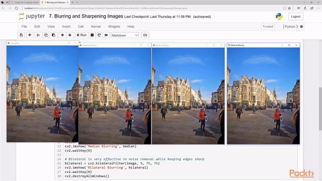 14 Blurring and Sharpening Images Practical смотреть онлайн