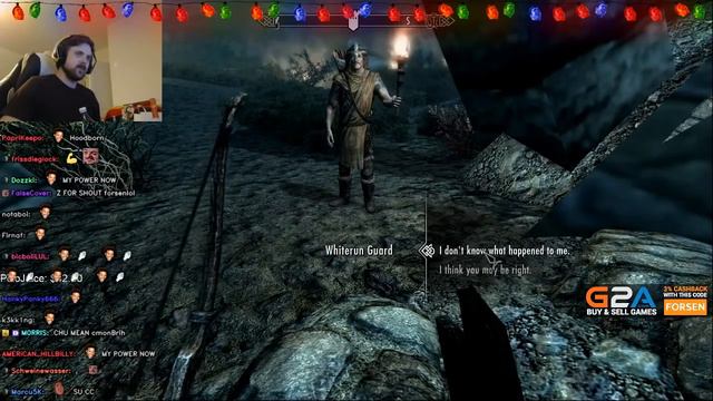 Forsen plays: Skyrim | Part 1 (with chat) смотреть онлайн