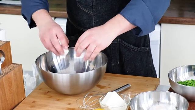 Фриттата из креветок, зеленого горошка и сыра фета [Вкусный и легкий рецепт] смотреть онлайн