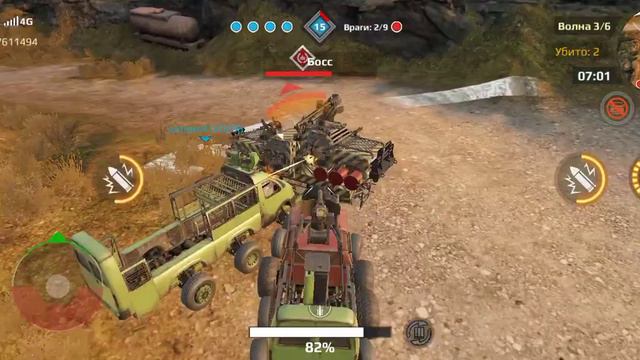 В первый раз начал играть в Crossout mobile машинки, стрелялки. смотреть онлайн