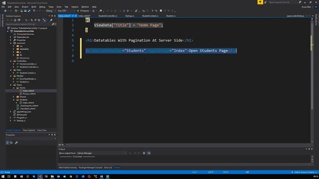 023 - .Net Core: Server Side Pagination With DataTables смотреть онлайн