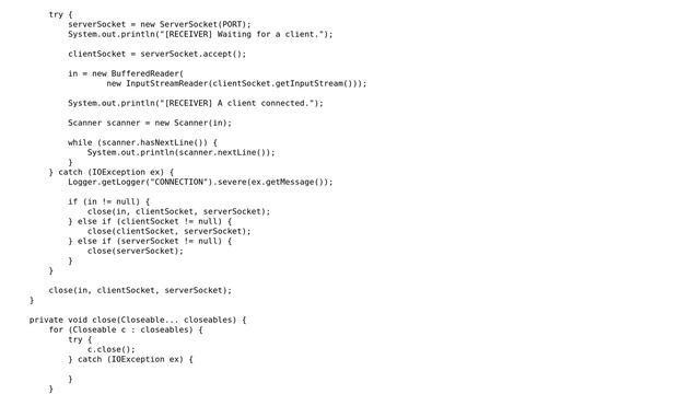Code Review: Very basic networking in Java смотреть онлайн