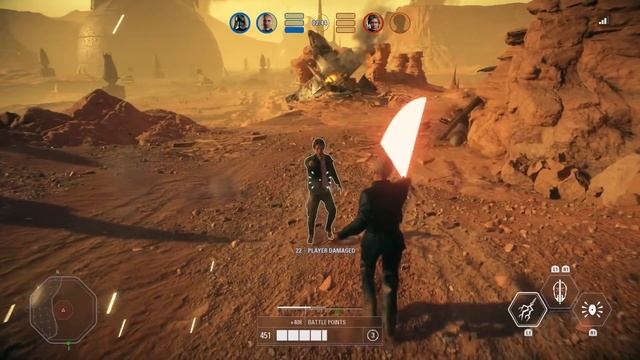 How to beat Blaster users with a Saber user - STAR WARS Battlefront 2 смотреть онлайн