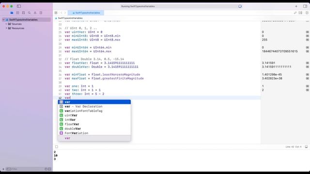 Курс разработки iOS приложений. Урок #2. Язык Swift: Типы данных и создание переменных. смотреть онлайн