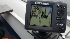 Мелкая рыба на эхолоте  Lowrance hook 5x